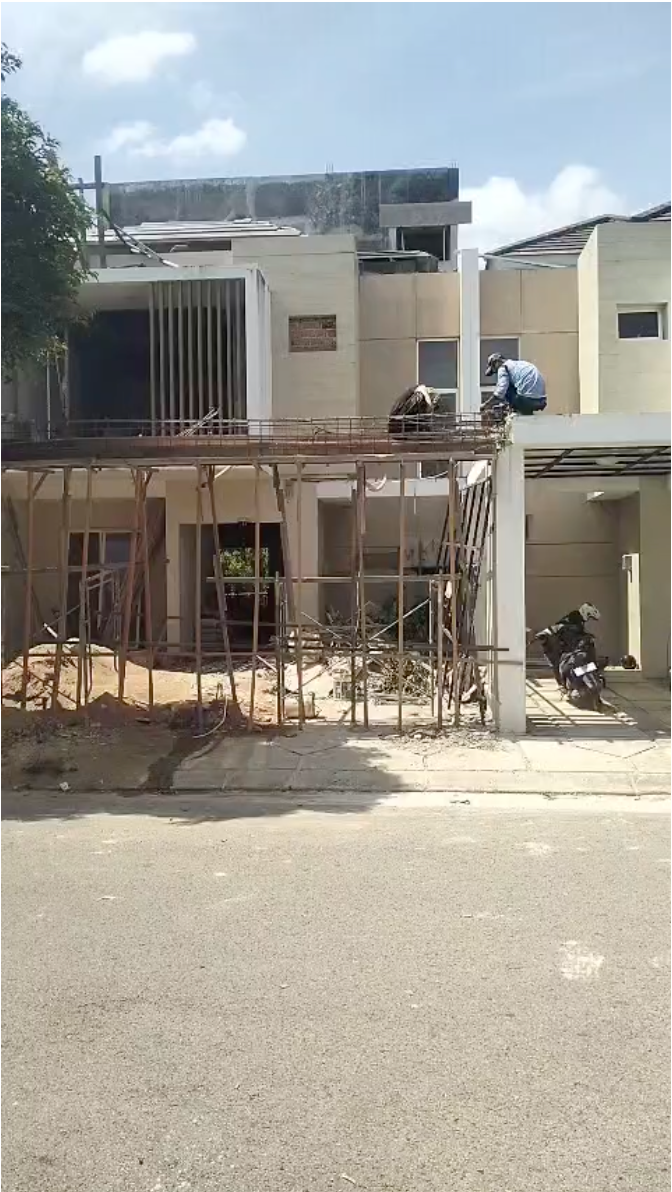 Pekerjaan Cor Dak Rumah Bertingkat Batam